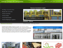 Tablet Screenshot of inmaagroup.com